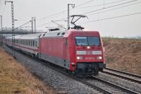 DB 101 022 zwischen Freilassing und Teisendorf