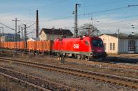 ÖBB 1116 265 mit einem Containerzug