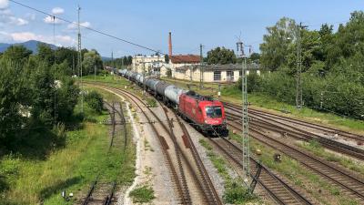 Elektrolokomotive ÖBB Taurus 1016 049 Betriebswerk Freilassing