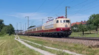 Sonderzug Elektrolokomotive DB 103 245-7 Niederstrass