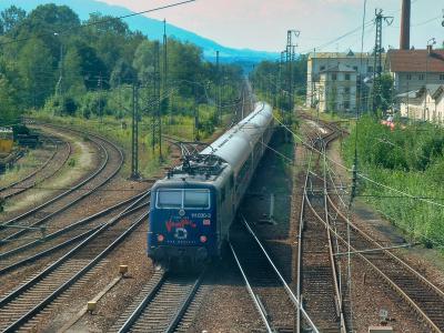 Elektrolokomotive Deutsche Bahn DB 111 030-3 Freilassing
