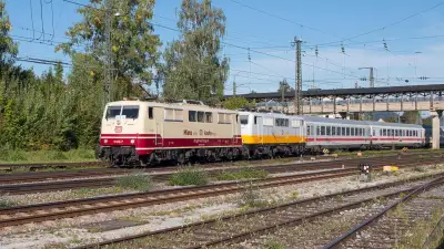 DB 111 212-7 und DB 111 095-6 Königssee Bahnhof Freilassing