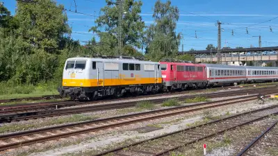 Elektrolokomotiven Doppeltraktion Königssee-Express Freilassing