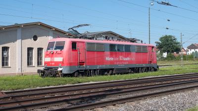Elektrolokomotive Deutsche Bahn DB 111 189 in Freilassing