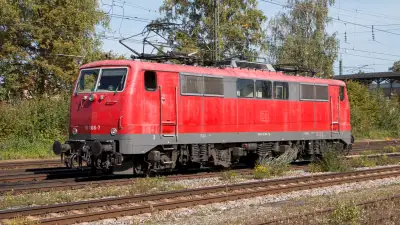 Elektrolok Deutsche Bahn DB 111 066-7 in Freilassing