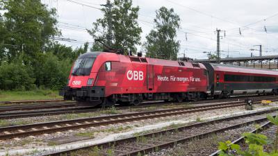 Werbelok ÖBB Taurus 1116 225 railjet Freilassing