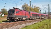 ÖBB Taurus 1116 219 mit einem Railjet in Freilassing