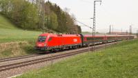 Elektrolokomotive ÖBB Taurus 1116 167 bei Strass