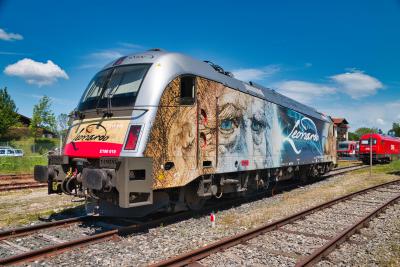 Sonderlackierung Leonardo - ÖBB Taurus 1216