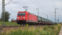Elektrolokomotive DB TRAXX 185 253-2 Güterzug Niederstrass