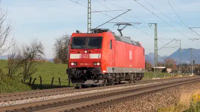 Elektrolokomotive DB 185 084-1 Güterzuglok Niederstrass