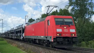 Elektrolokomotive DB 185 294-6 Güterzug Freilassing