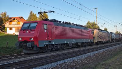 Mehrsystem-Elektrolokomotive Lokomotion 189 823 bei Niederstrass
