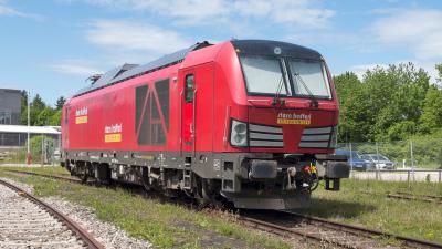 Elektrolokomotive Vectron Stern Hafferl 248 994-6 am ehemaligen Betriebswerk Freilassing
