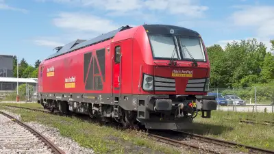 Elektrolokomotive Vectron Stern Hafferl 248 994-6 am ehemaligen Betriebswerk Freilassing