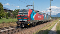 Elektrolokomotive Vectron CT-TRAIN 193 221 RAILPOOL 6193 104 Niederstrass