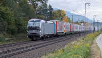 Elektrolokomotive RAILPOOL 193 998-2 Güterzug Freilassing