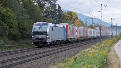 Elektrolokomotive RAILPOOL 193 998-2 Güterzug Freilassing