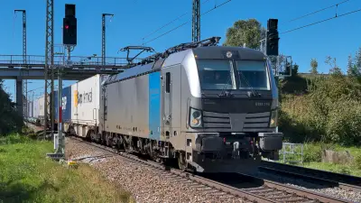 Elektrolok RAILPOOL Vectron 6193 116 Güterzug Niederstrass