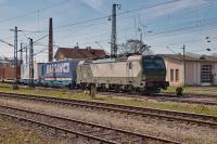 ELL SIEMENS Vectron 193 744 mit einem Güterzug in Freilassing