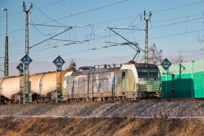 SETG SIEMENS Vectron 193.218 Ode an die Freude beiFreilassing