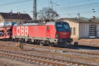 ÖBB Siemens Vectron 1293 191 mit einem Autotransporter in Freilassing