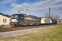 MRCE SIEMENS Vectron 193 675 mit zwei anderen Loks in Freilassing