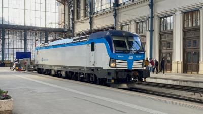 Elektrolokomotive CD Vectron 193 024-7 in Budapest