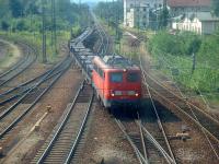 140 057-1 auf dem Weg in den Bahnhof Freilassing