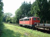 Güterzug auf der Strecke Freilassing Berchtesgaden
