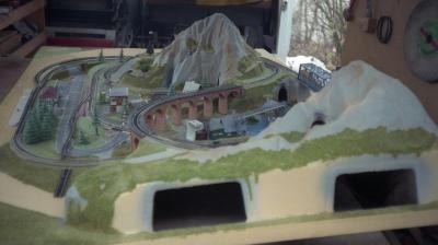 NOCH Fertiggelände, Spur N 1:160, ca. 1986 Modelleisenbahn