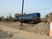 Diesellok in Luxor, Ägypten