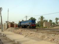 Diesellokomotive in Luxor, Ägypten
