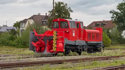 Schneeräumer Deutsche Bahn DB Freilassing