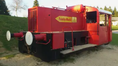 Ausrangierte Köf im Bayerischen Wald bei St. Englmar