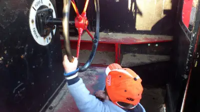 Rangierlokomotive Köf Führerstand St. Englmar Rangierlokomotive