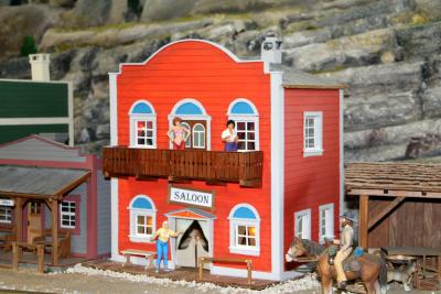 LGB-Westernbahn der Lokwelt Freilassing Saloon