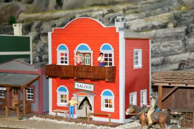 LGB-Westernbahn der Lokwelt Freilassing Saloon