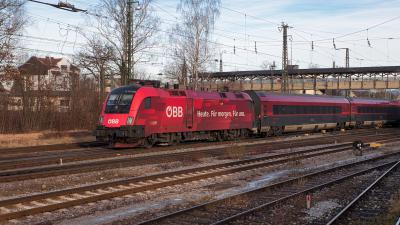 ÖBB SIEMENS Taurus 1116 225 Werbelok Railjet Freilassing