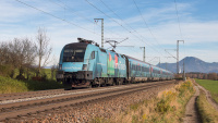 Elektrolok ÖBB Taurus 1116 244 Railjet Klimajet KlimaTicket Niederstrass