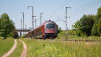 Personenzug Schnellzug ÖBB Railjet Steuerwagen