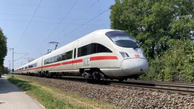 Deutsche Bahn DB ICE T Traunstein in Freilassing doppelt