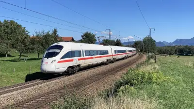 Deutsche Bahn DB ICE T Hochgeschwindigkeitszug bei Niederstrass