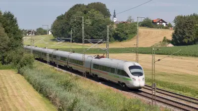 Deutsche Bahn DB ICE T Baureihe 411 Zug 1153 Ilmenau bei Niederstrass