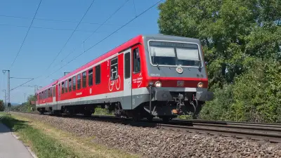 Dieseltriebzug Deutsche Bahn DB 628/928 653 in Freilassing Leerfahrt