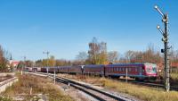 Baureihe 628 und 928 in 928 574 in Hörpolding bei Traunreut