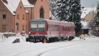 Dieseltriebzug Triebwagen DB 628 928 575 in Freilassing