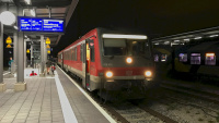 Dieseltriebzug DB 628 433 Bahnhof Freilassing nach Mühldorf