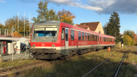 Dieseltriebzug DB 628 570 RB45 nach Mühldorf Freilassing