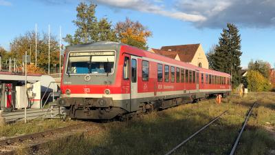 Dieseltriebzug DB 628 570 RB45 nach Mühldorf Freilassing
